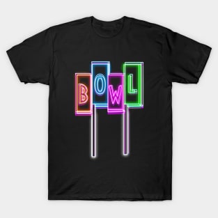 Neon Bowling Sign T-Shirt